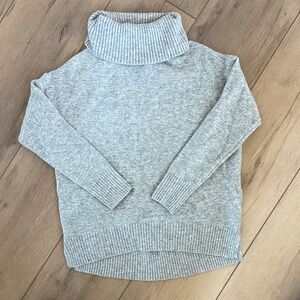 Old Navy Light Gray Cowl Neck Sweater